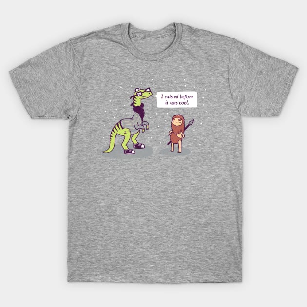 hipster dino T-Shirt by Randyotter